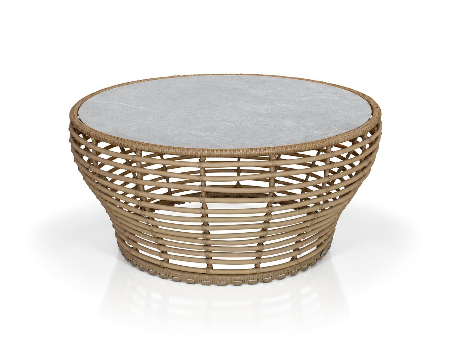 basket-soffbord-o90-weave-natural-fossil-grey-keramik-ld