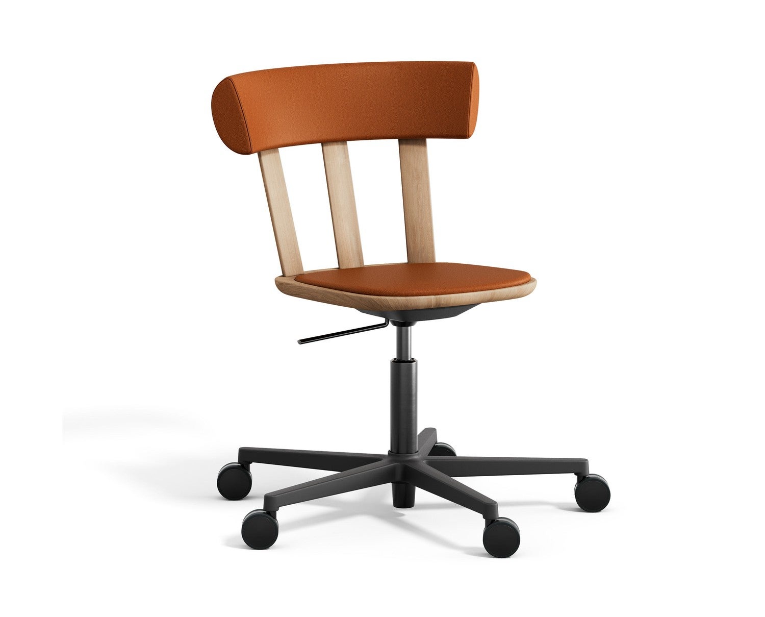 Stolab-Alt-snurrstol-kladd-ek-naturell-olja-elmosoft-cognac-svart-60020159SV-1