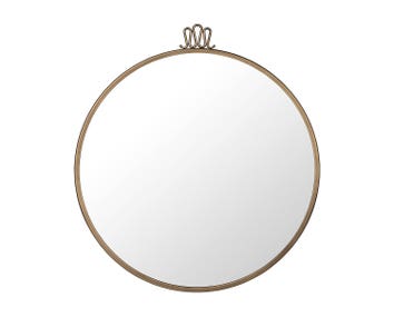 Randaccio_WallMirror_Round_60_AntiqueBrass_Front