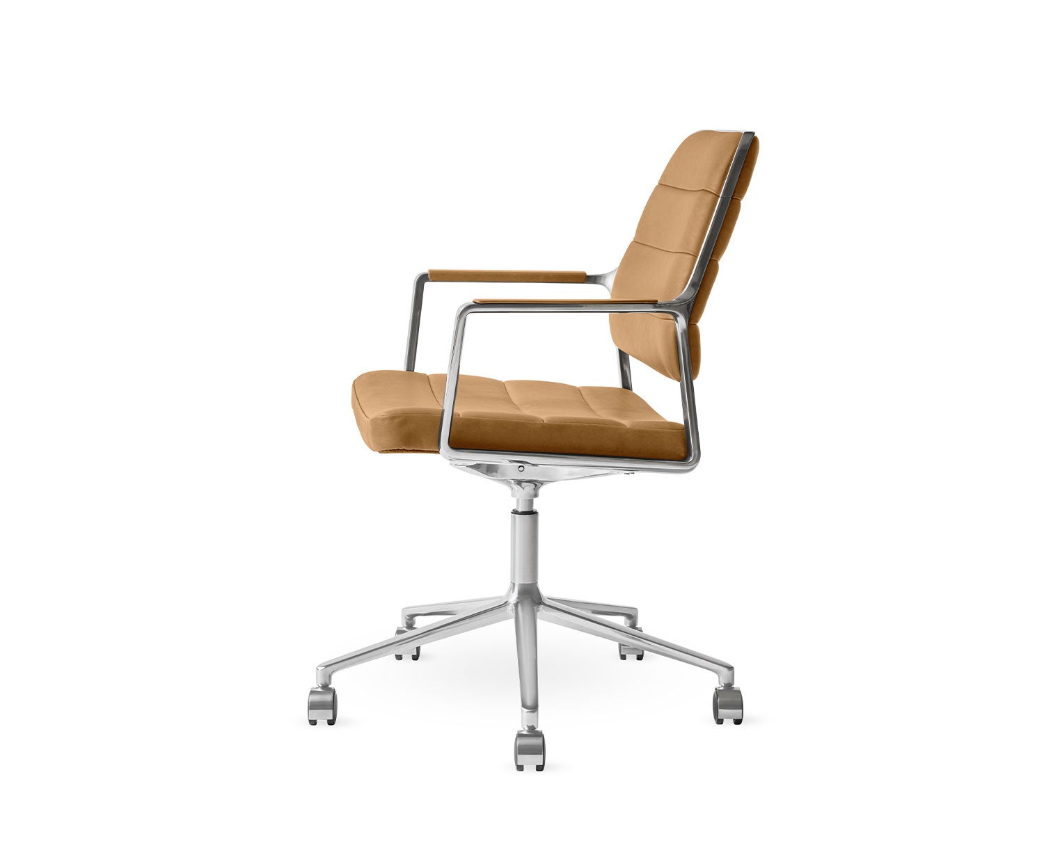 Vipp-455-Plus-Swivel-Chair-Camel-Leather-Castors-1
