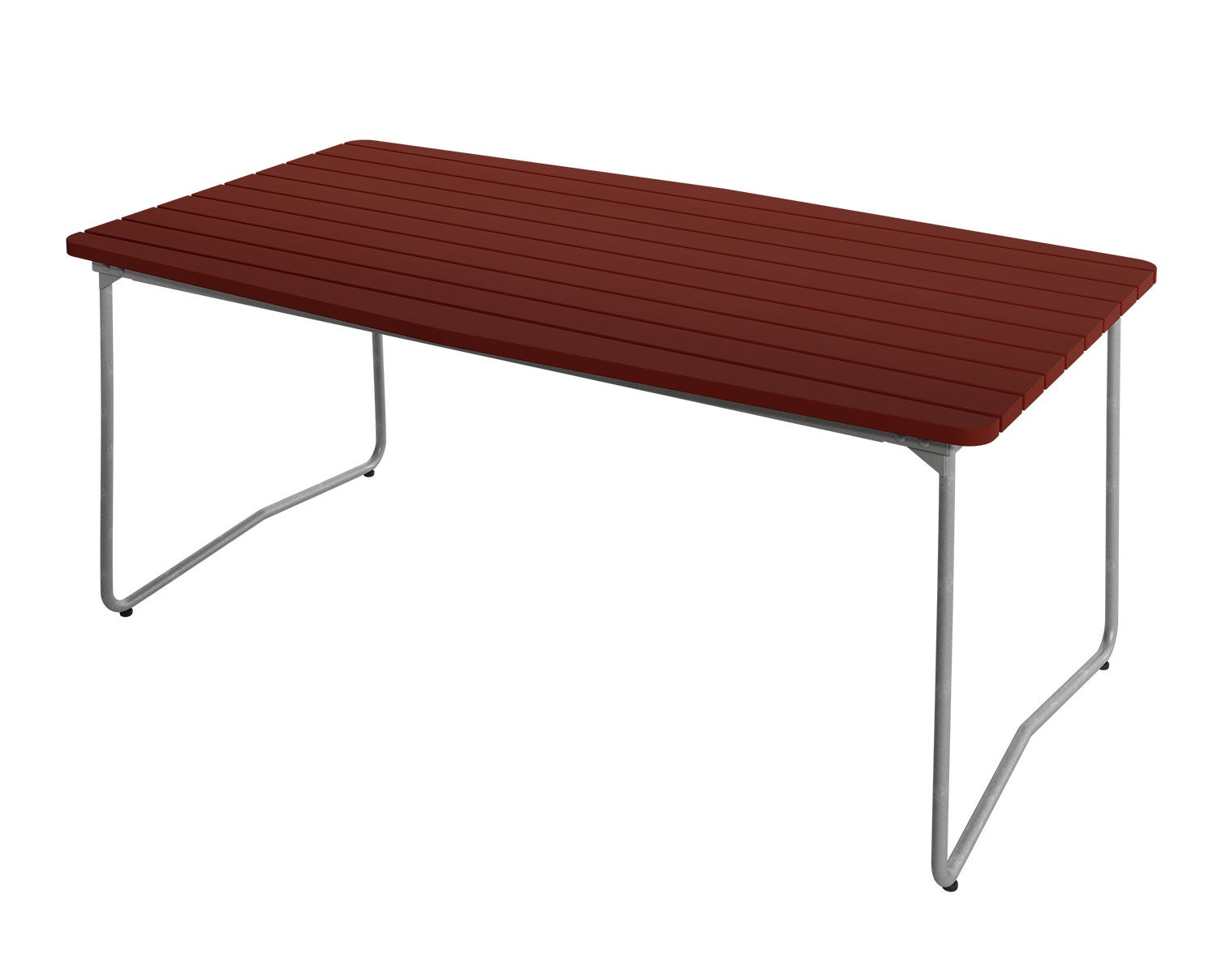 Grythyttan-Table-B31-170-Dark-Red-Oak-Hot-Dip-Galvanized