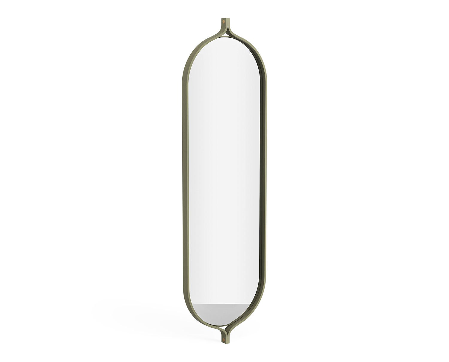 Swedese-Comma-Mirror-40x135-Moss-Green