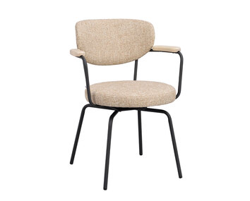 Rowico-Merrick-Arm-Chair-Beige-Black-Metal