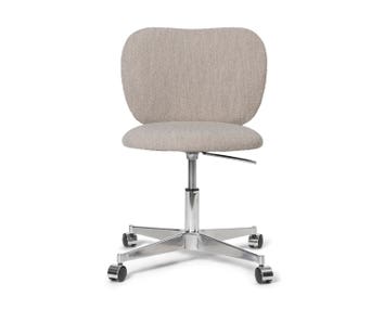 Ferm-Living-Rico-Chair-Castors-Soft-Boucle-Natural