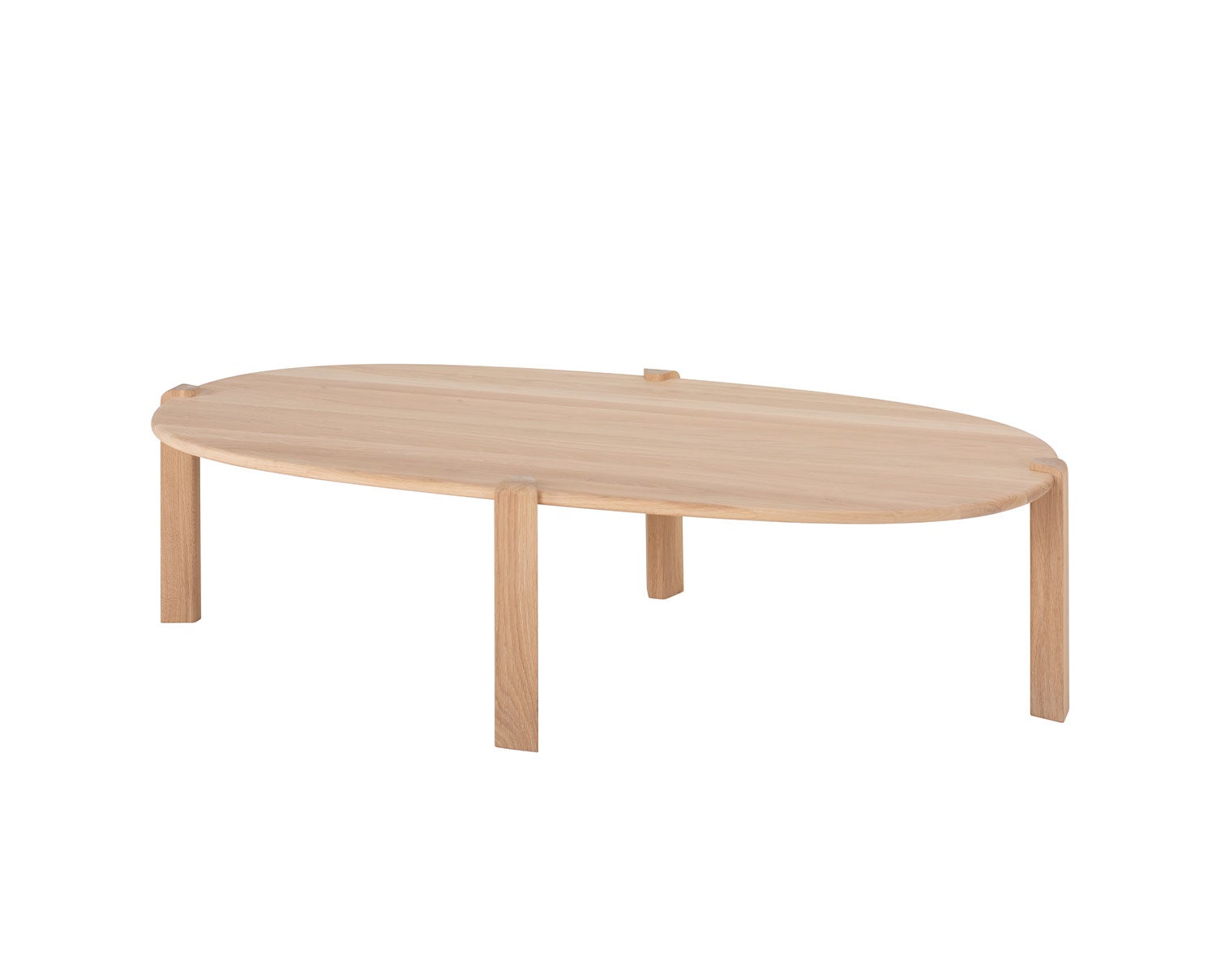 Kulin Sofabord 150x100 i hvidolieret eg