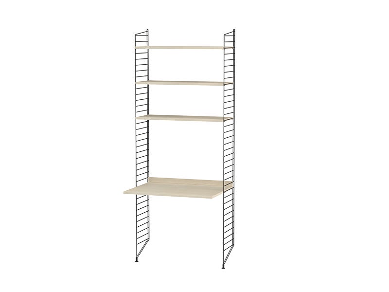 String-Kombination-Skrivbord-A-Ask-Svart