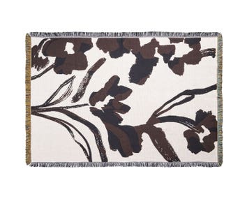 Cilla Tapestry Plaid i farven Off-White/Dark Grape