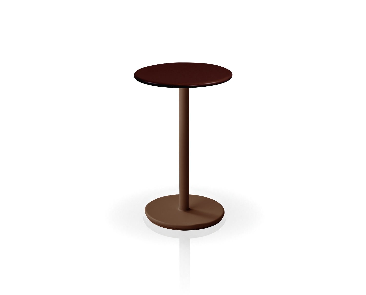 go-cafebord-o45-desert-red-burgundy-halvblank-aluminium-ld