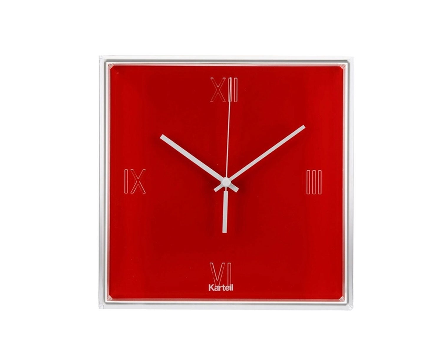 Kartell-Tic-Tac-Clock-Red