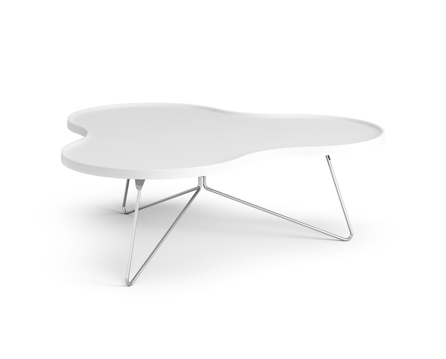 Flower-Mono-Table-114x107-White-Ash-Chrome-Metal-H39