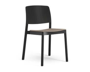Grace-Stol-Klädd-Sits-Tyg-Main-Line-Flax-23-Svartlaserad-Ask