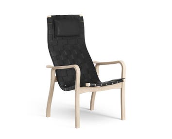 Swedese-Primo-High-White-Pigmented-Oak-Strap-Leather-Black