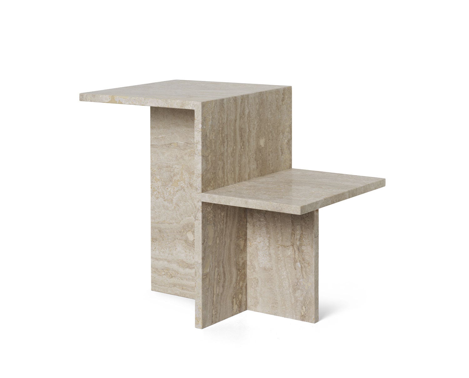 Ferm-Living-Distinct-Side-Table-Travertine