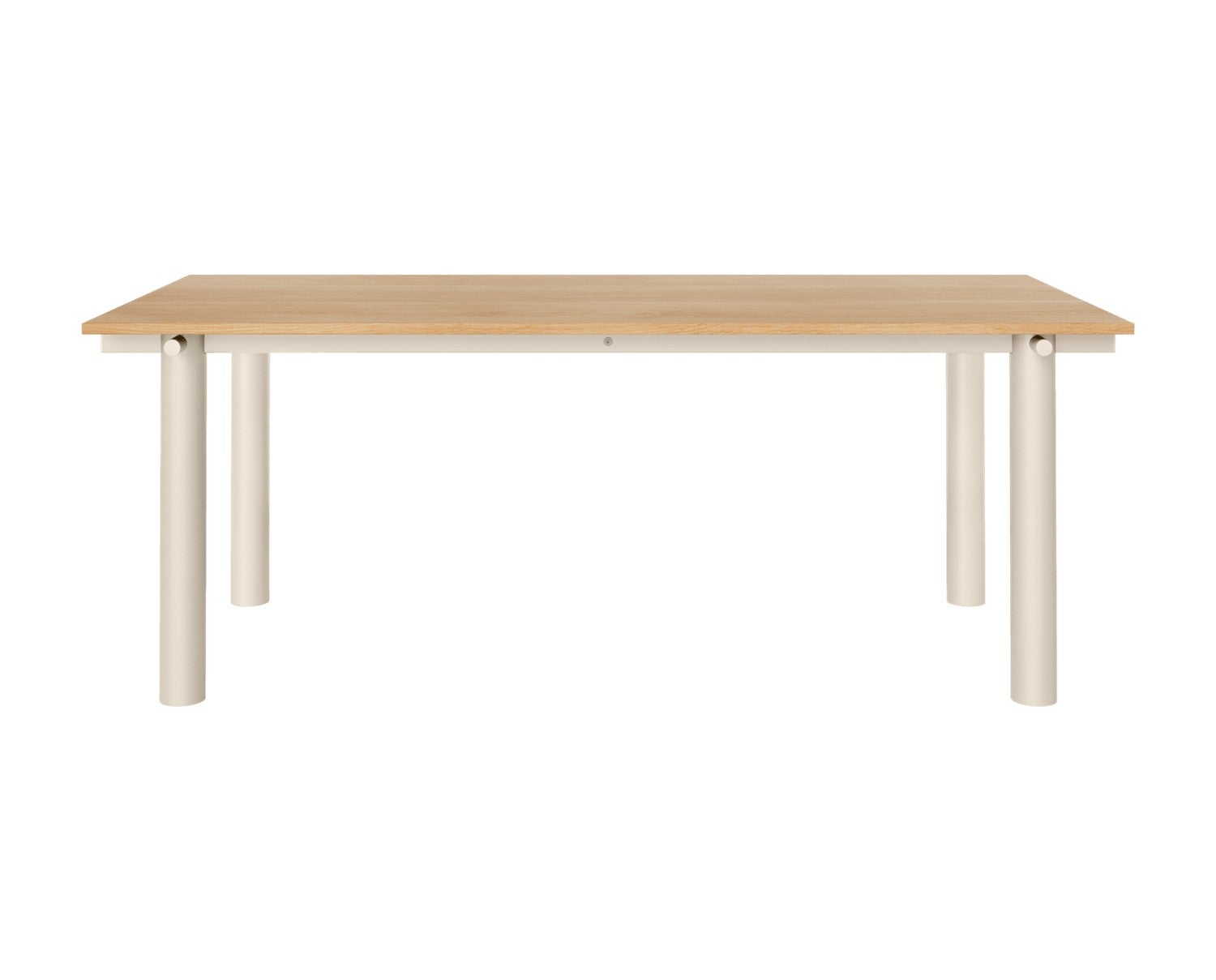 Ferm-Living-Atura-Matbord-200x90-Light-Cashmere-Natural-Oak-1