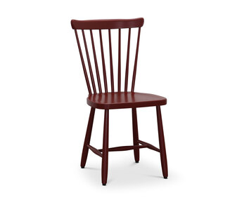 Haga Pindestol i birk i farven Burgundy