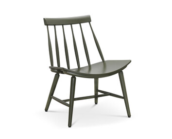 Sixten Loungestol i birk med Wigellsgrøn lak