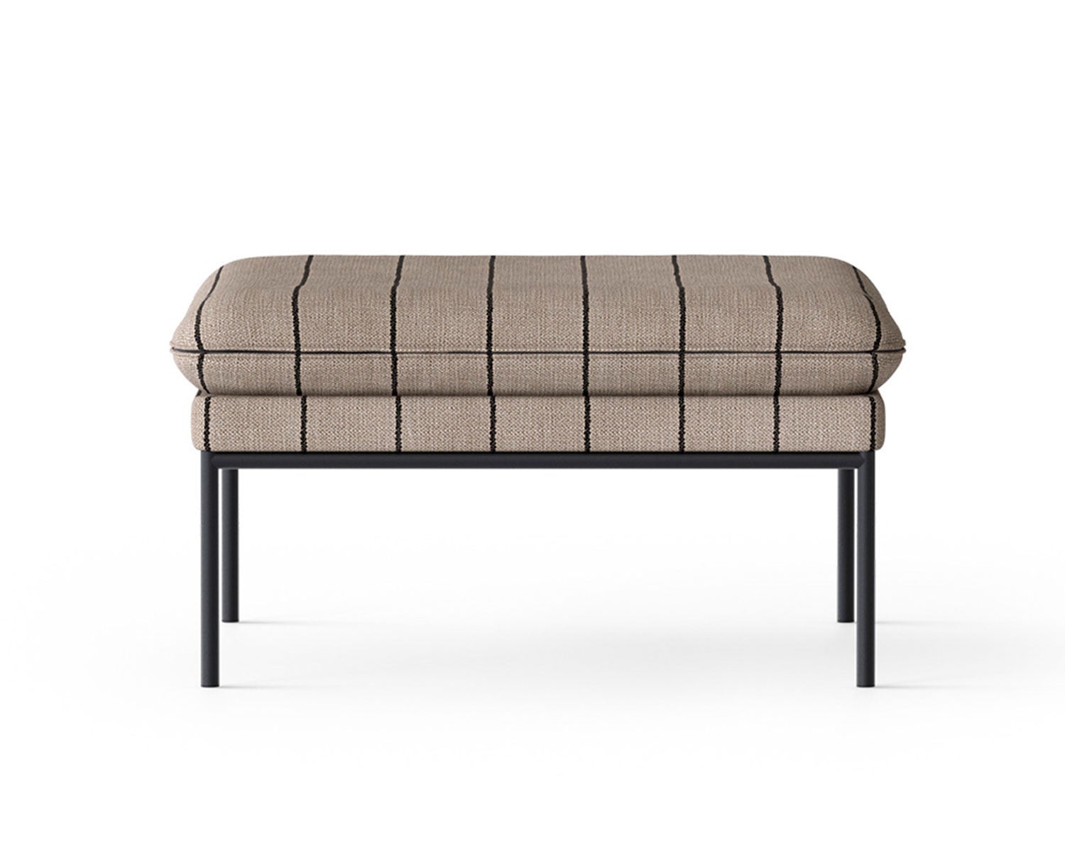 Ferm-Living-Turn-Pouf-Pasadena-Sand-Black