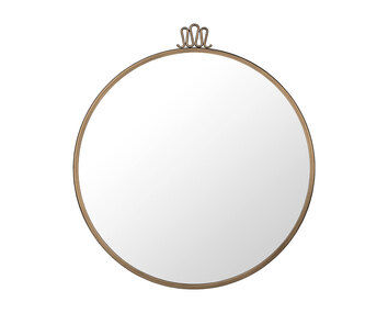 Randaccio_WallMirror_Round_60_AntiqueBrass_Front