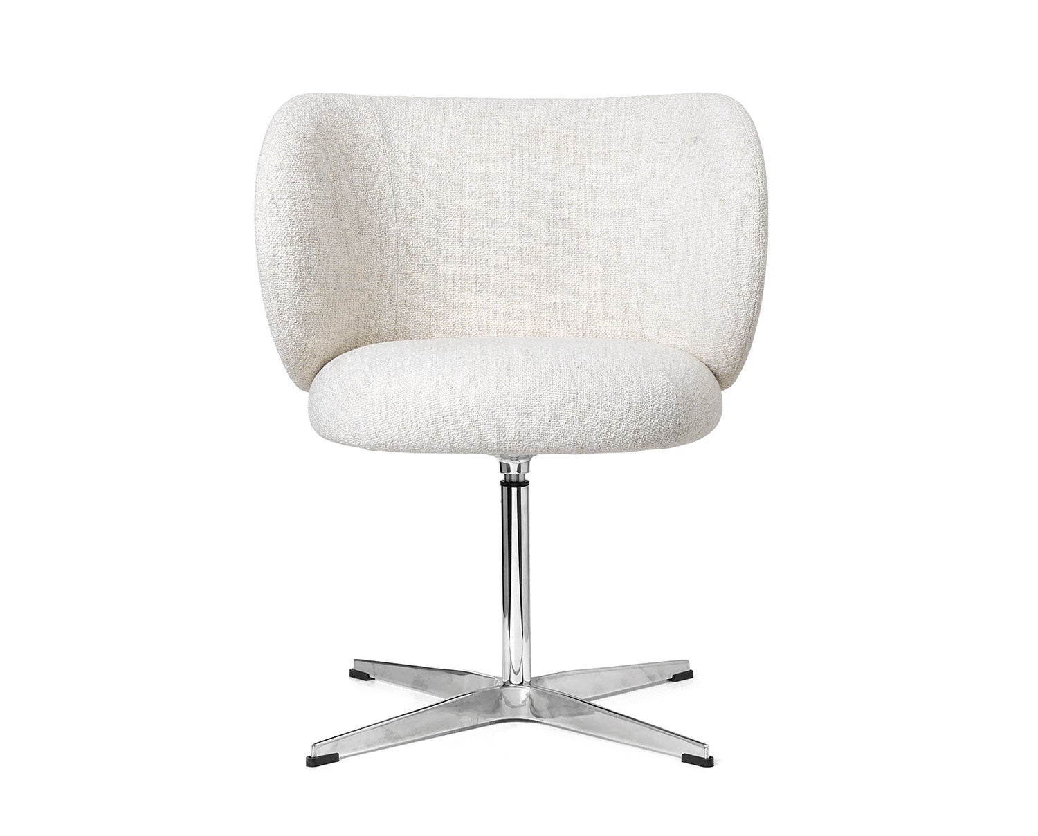 Ferm-Living-Rico-Dining-Chair-Swivel-Boucle-Off-White