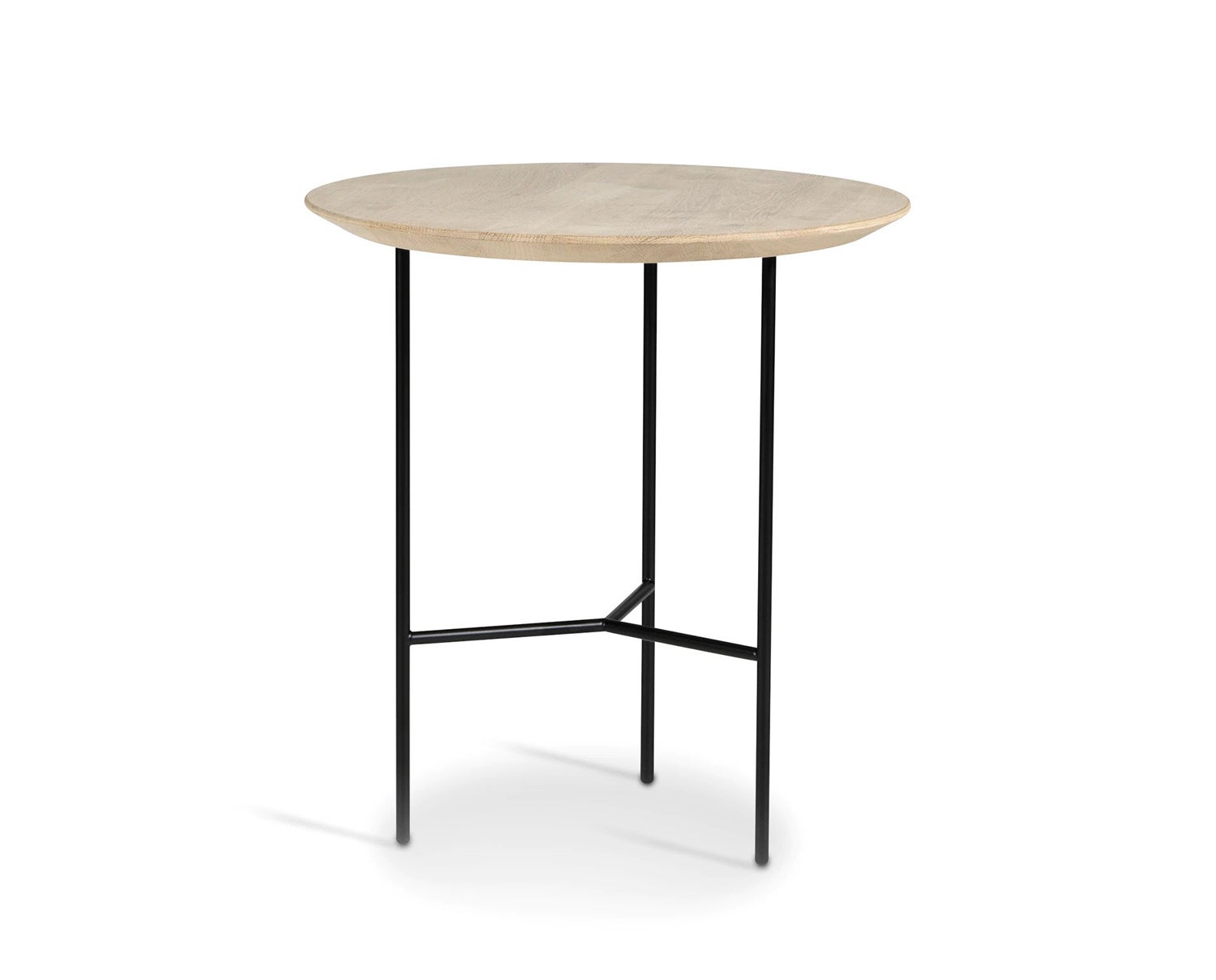 Tribeca-Sidobord-47-cm,-Såpad-Rustik-Ek-Svarta-Ben