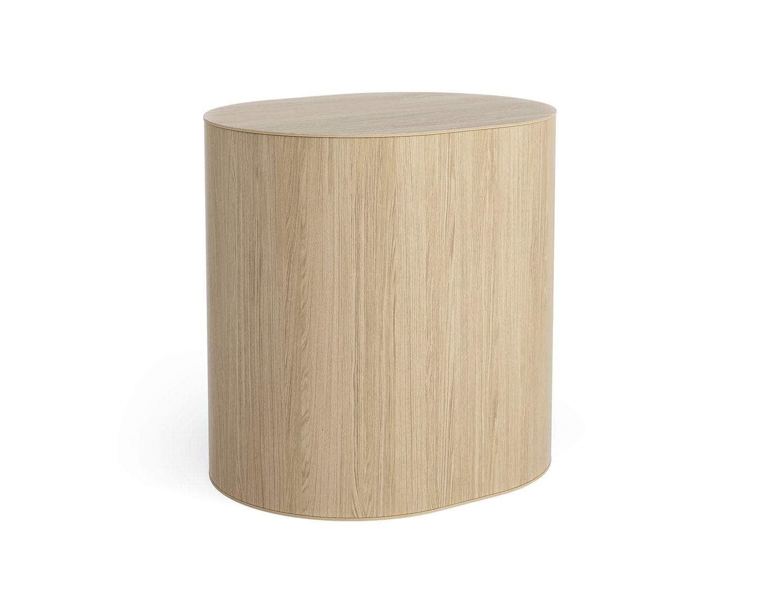 Log-Forvaringsbord-Naturlackad-Ekfaner-50x40-CM