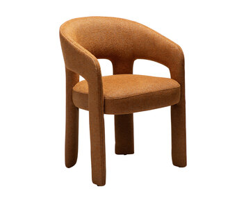 Dan-Form-Splendor-Arm-Chair-Pumpkin-Spice-Boucle