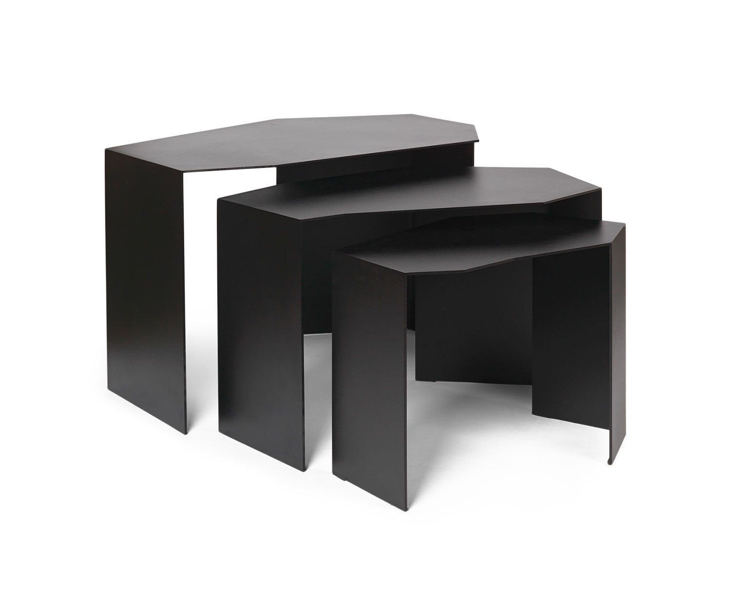 Ferm-Living-Shard-Cluster-Tables-Black