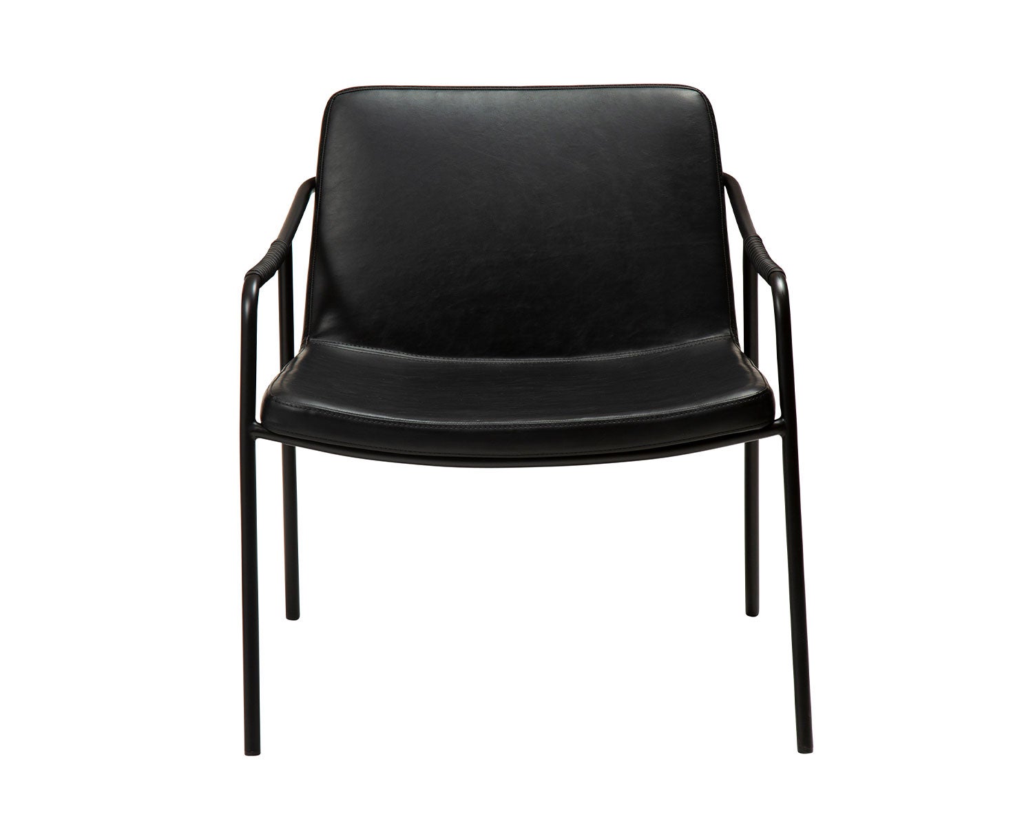 Boto-Lounge-Stol-Svart-Konstlader-1