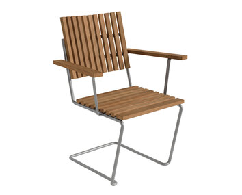 Grythyttan-Bovik-Chair-Teak-Hot-Dip-Galvanized