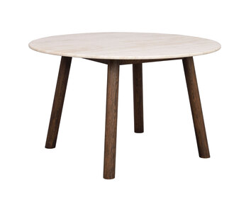 Taransay-Matbord-Travertin-Brun-Ek