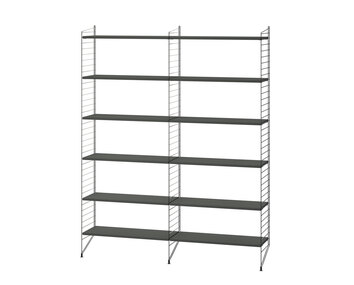 String Kombination Stue A Mørkegrå/Sort