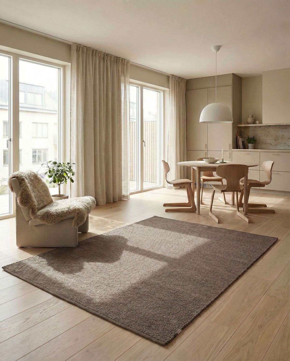 Classic-Collection-Merino-Rug-Brown-Lifestyle
