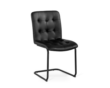 Frank-Stol-Stella-PU-Svart