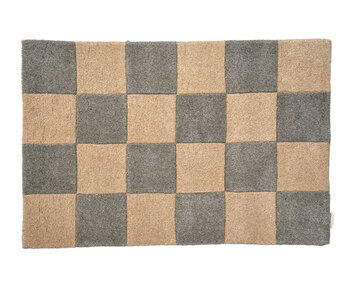Square Dørmåtte i farven Grå/Natur