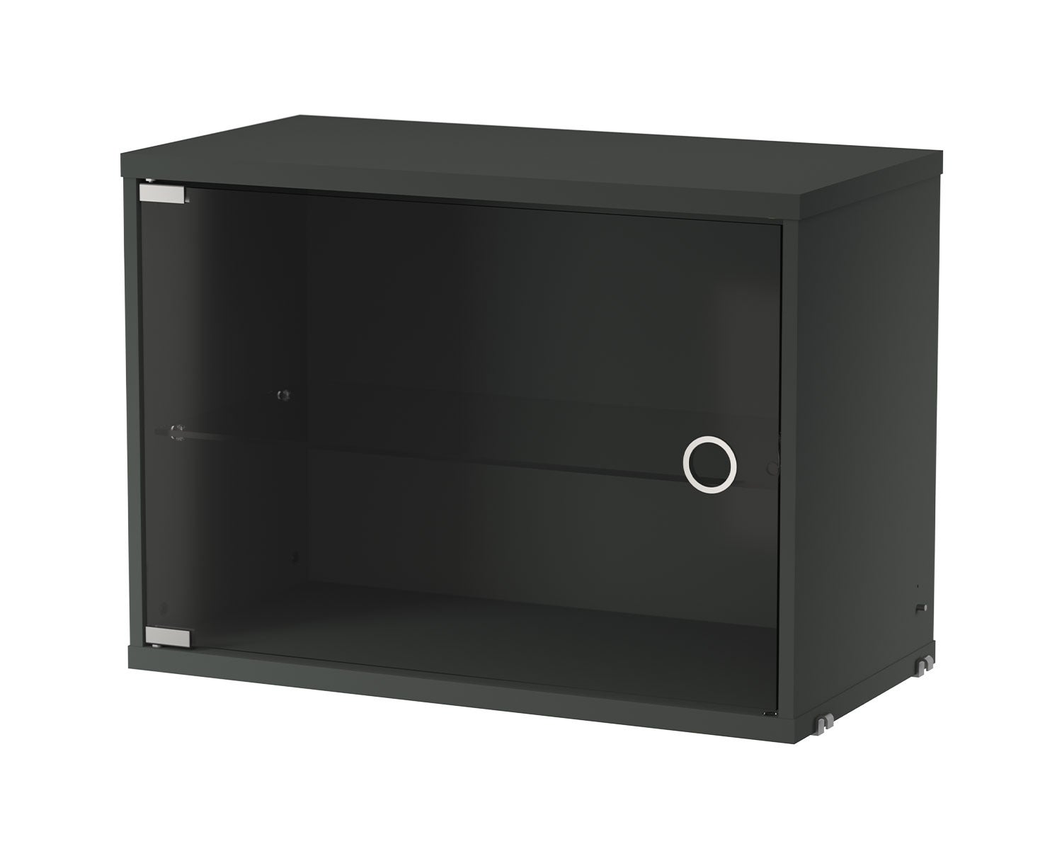 String-Skap-Glasdorr-58x30-Morkgra