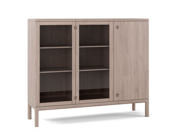 Stolab-Prio-Sideboard-High-Glass-White-Oil-Oak