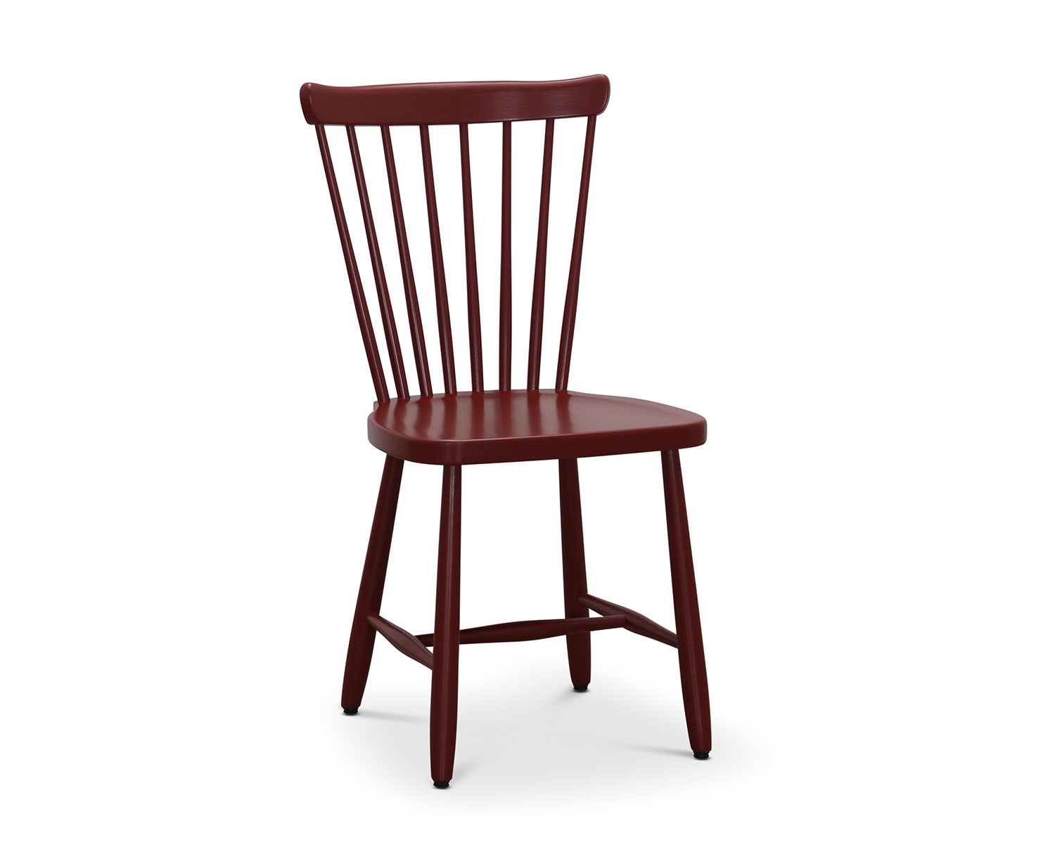 Haga Pindestol i birk i farven Burgundy