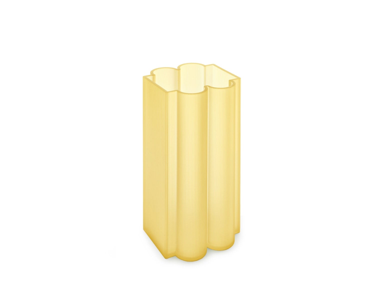 Kartell-Okra-Vase-H34-Yellow-2
