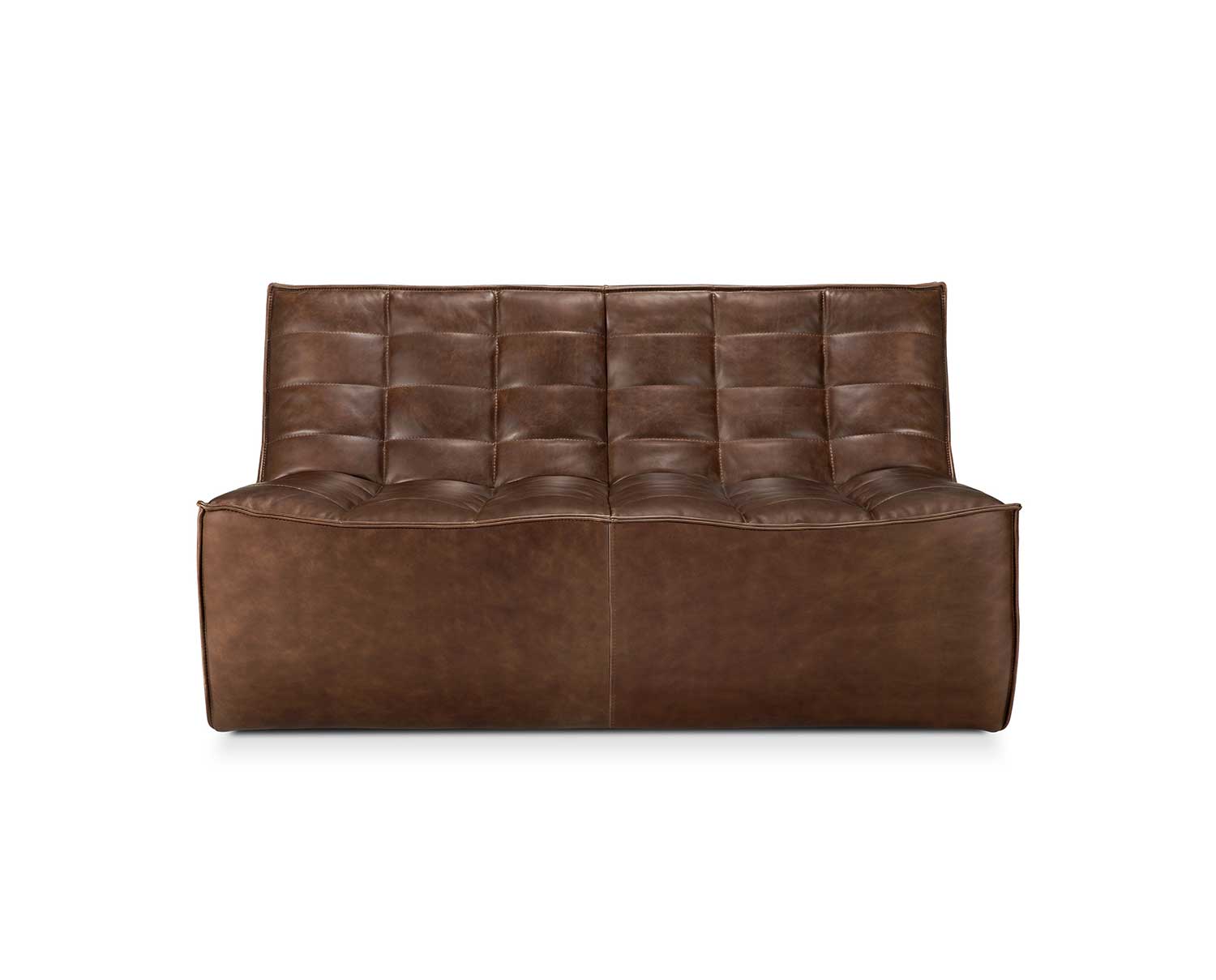 Ethnicraft-N701-Sofa-2S-Chestnut-Leather