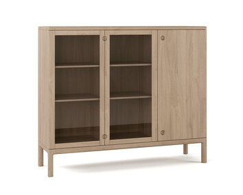 Stolab-Prio-Sideboard-High-Glass-Bright-Matt-Lacquer-Oak