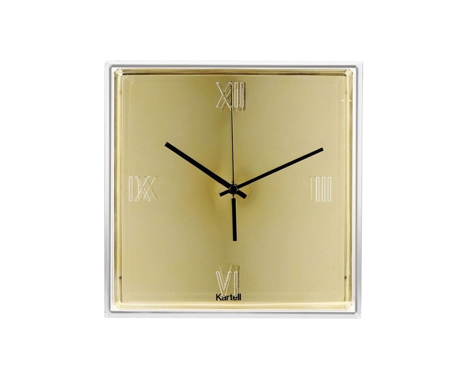 Kartell-Tic-Tac-Clock-Gold