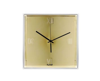 Kartell-Tic-Tac-Clock-Gold