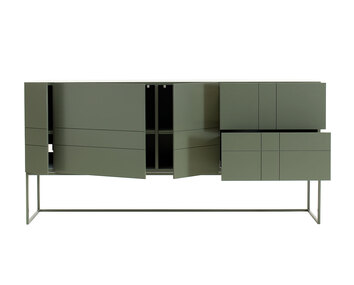 Kilt Light 180 skænk i farven 45 Green Khaki