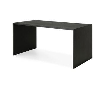 U-Skrivbord-160-Svartlackad-Ek_1