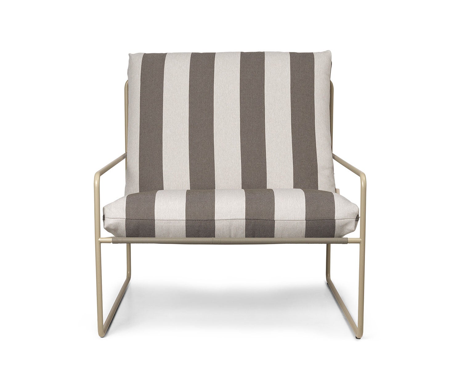 Ferm-Living-Desert-1-Seater-Cashmere-Stripe-Chocolate