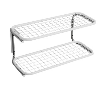 Essem-Classic-Skohylla-Dubbel-Vit-Krom-50CM