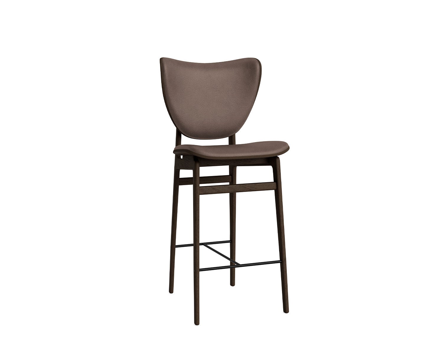 Elephant-Barstol-65-Dunes-Dark-Brown-Svart-Ek-1
