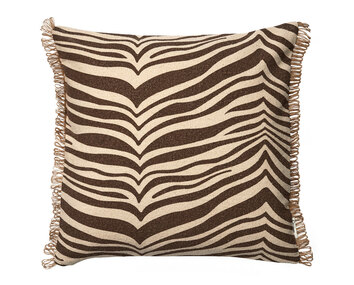 Classic-Collection-Zebra-Pillow-50x50-Brown