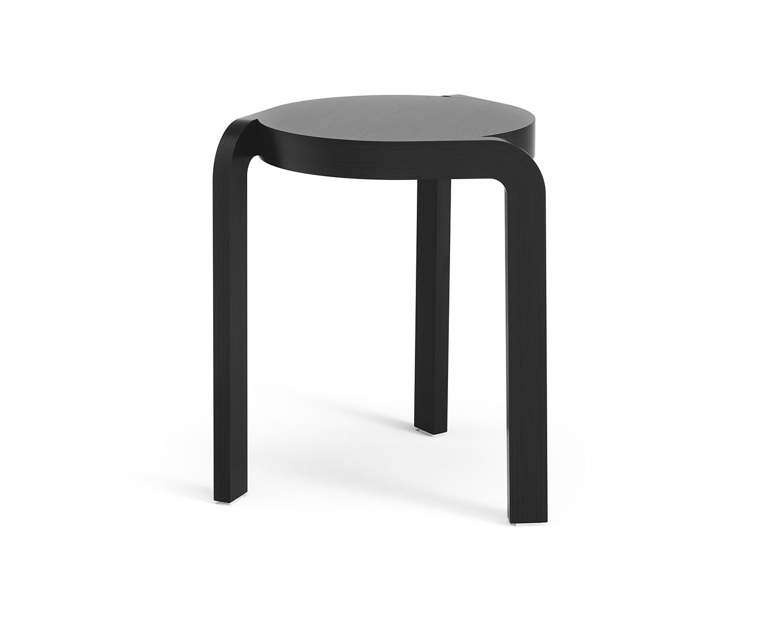 Swedese-Spin-Stool-Black-Stained