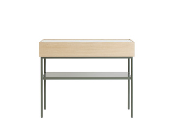 Luc-console-OAK-100-P2Whiteoak-Green_Khaki-Carrara